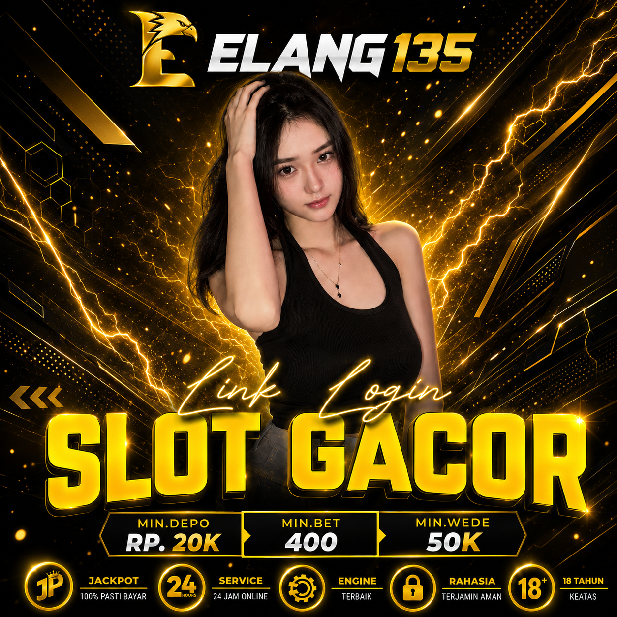 Thumbnail 1 of 3, Poster, Bergabung di ELANG135 & Nikmati Akses Login Alternatif Tanpa Hambatan designed and sold by ELANG135.